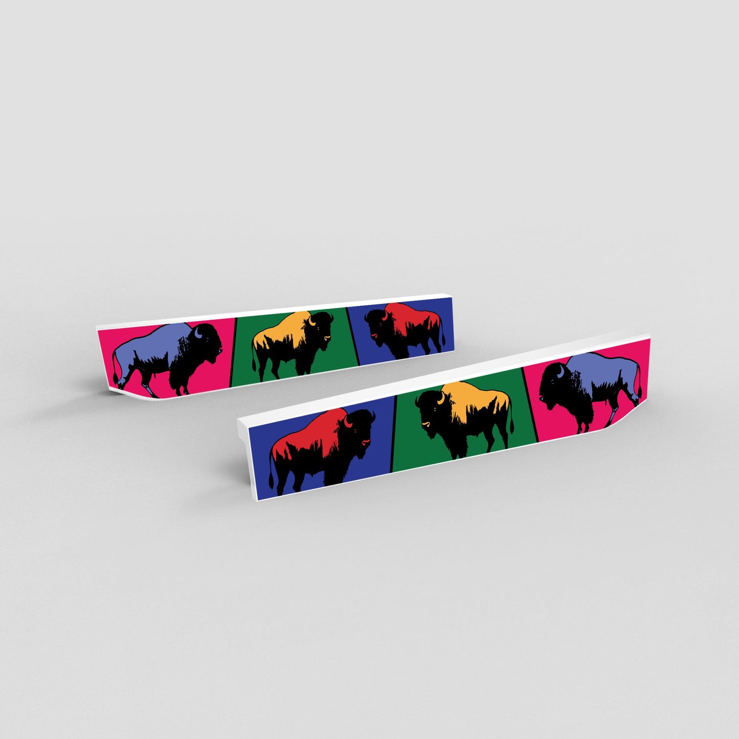 American Bison - White