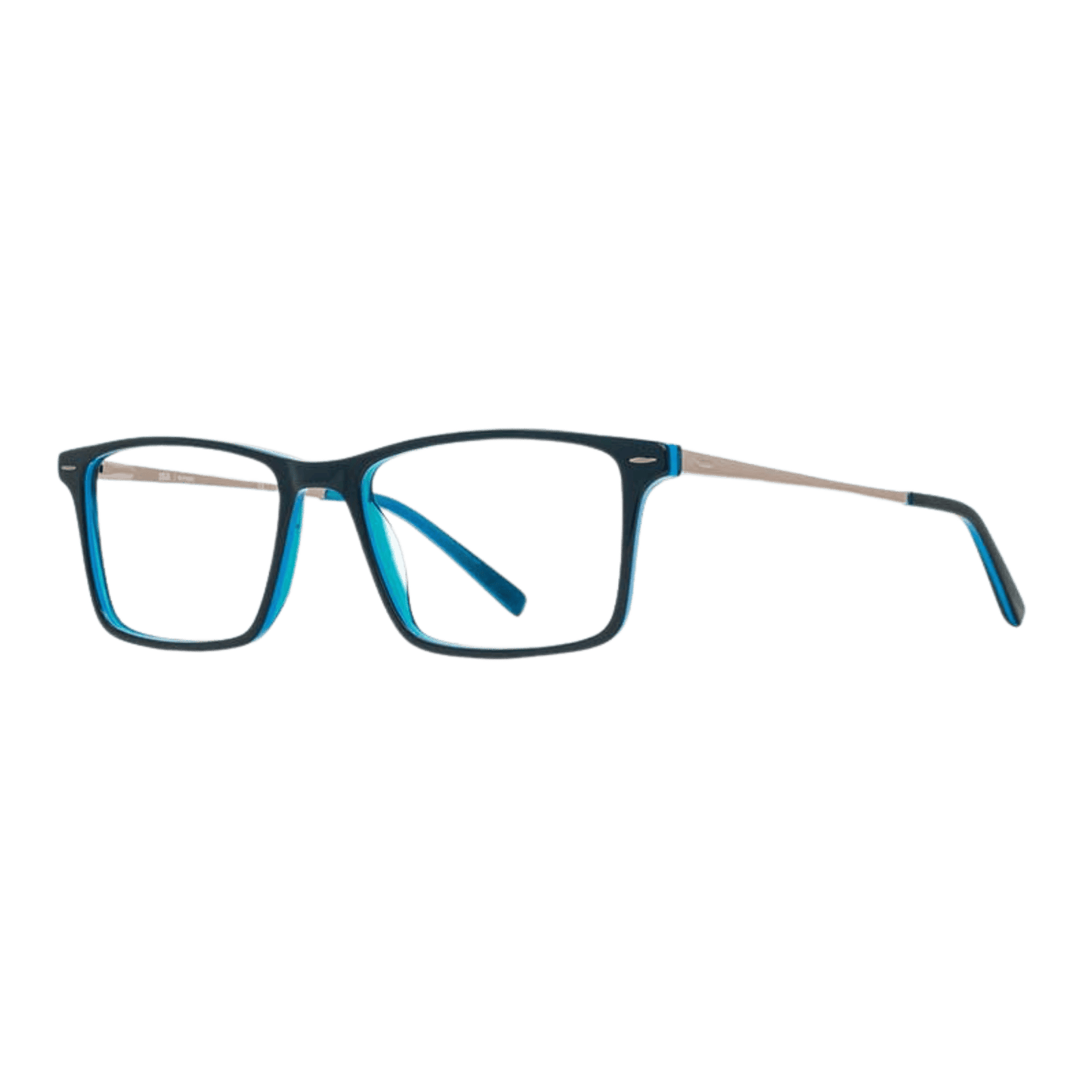 Rectangular navy blue kids eyeglasses