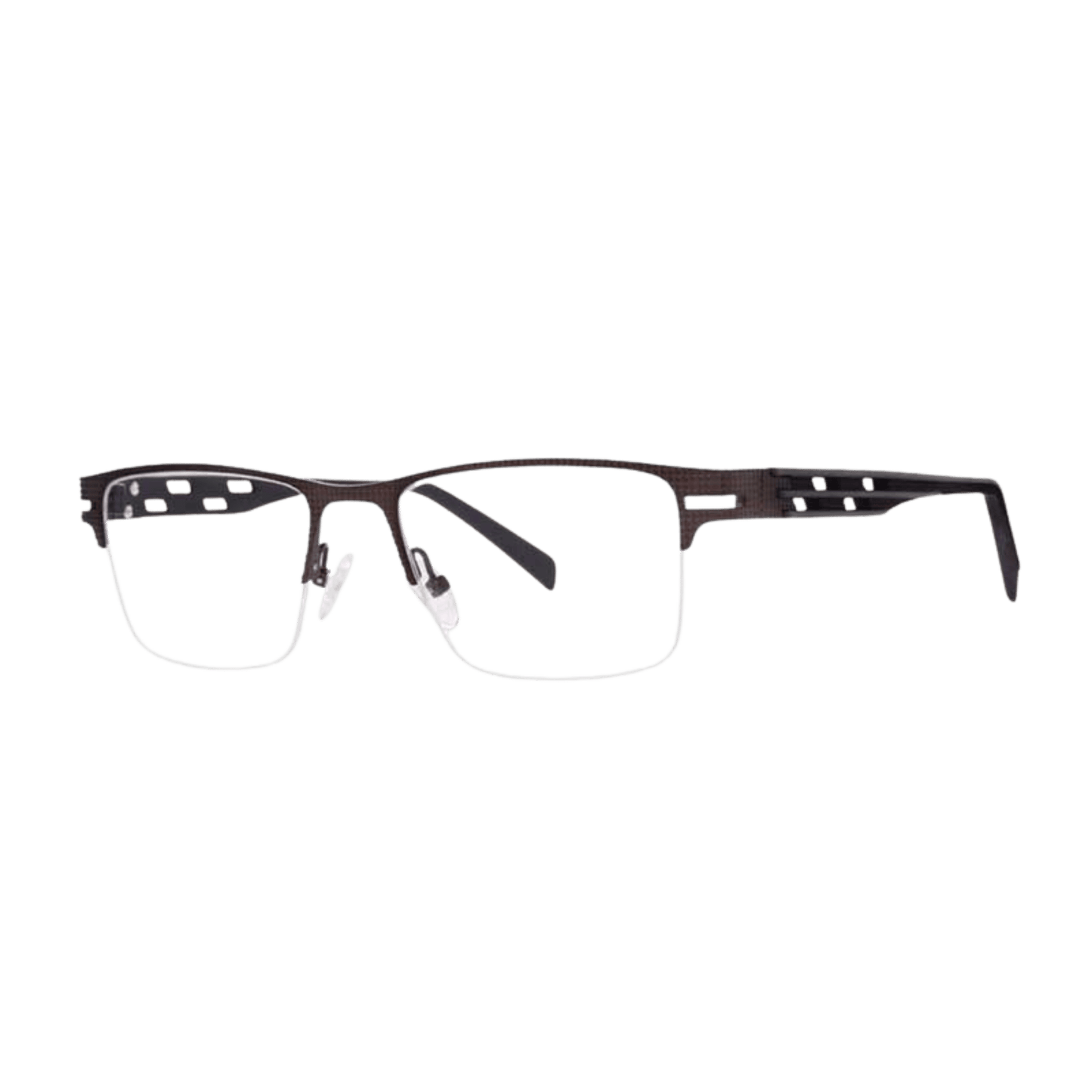 Gunmetal gray mens eyeglasses