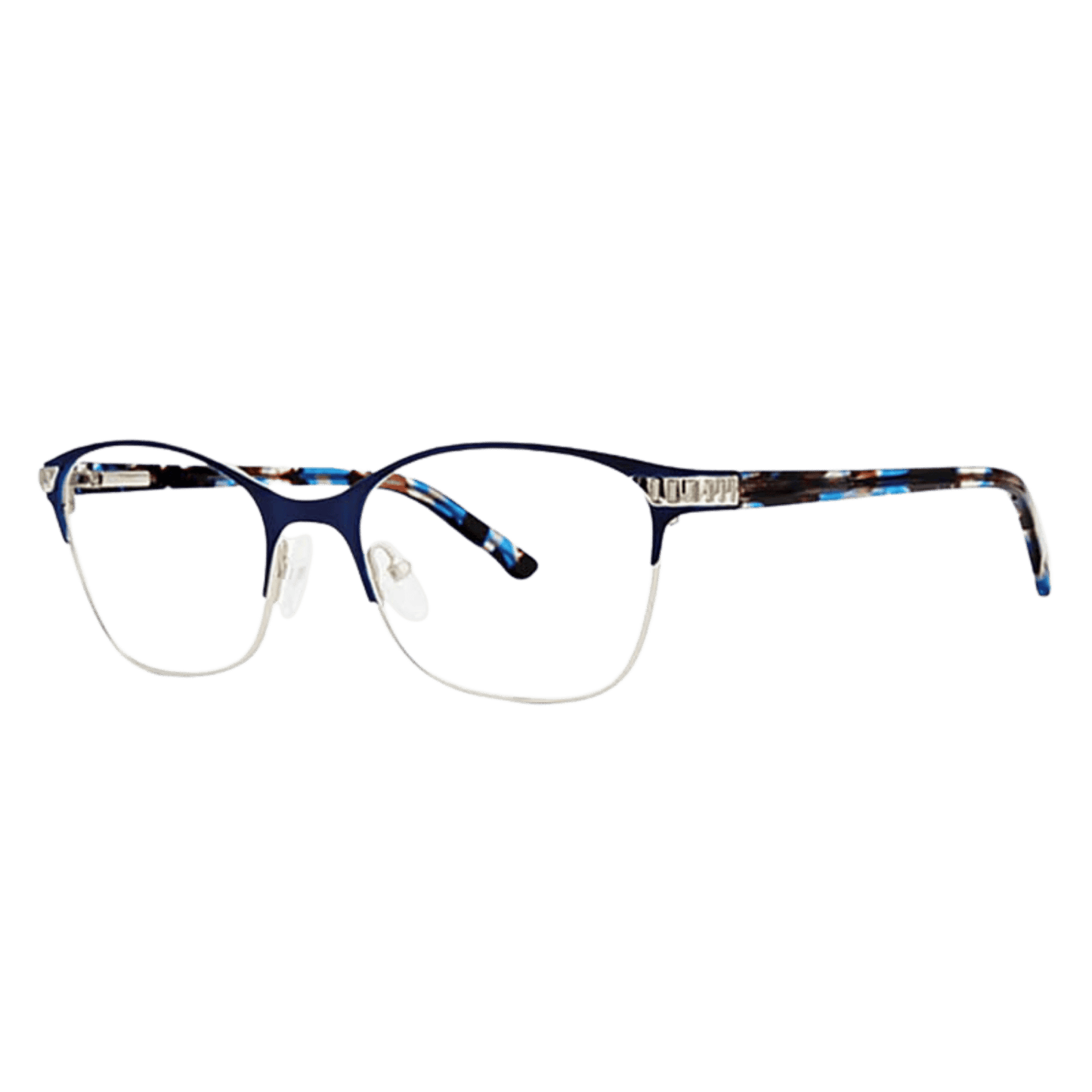 luxury steel frame navy silver