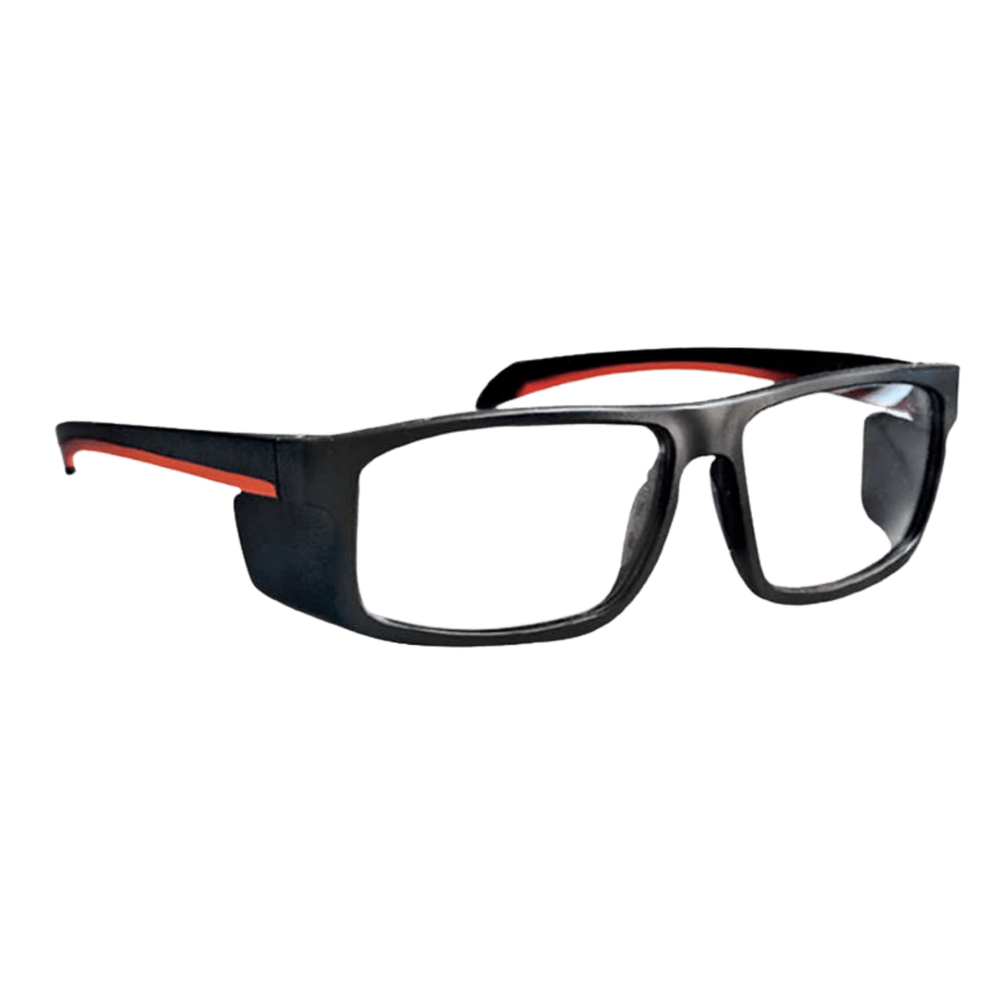  prescription safety frame black red