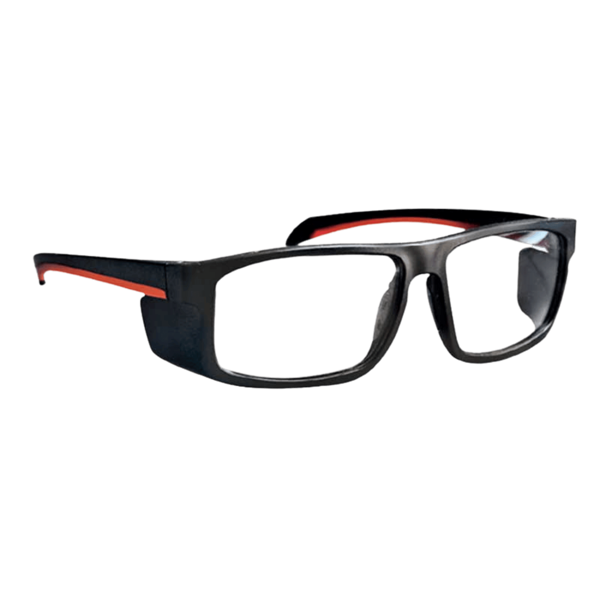  prescription safety frame black red