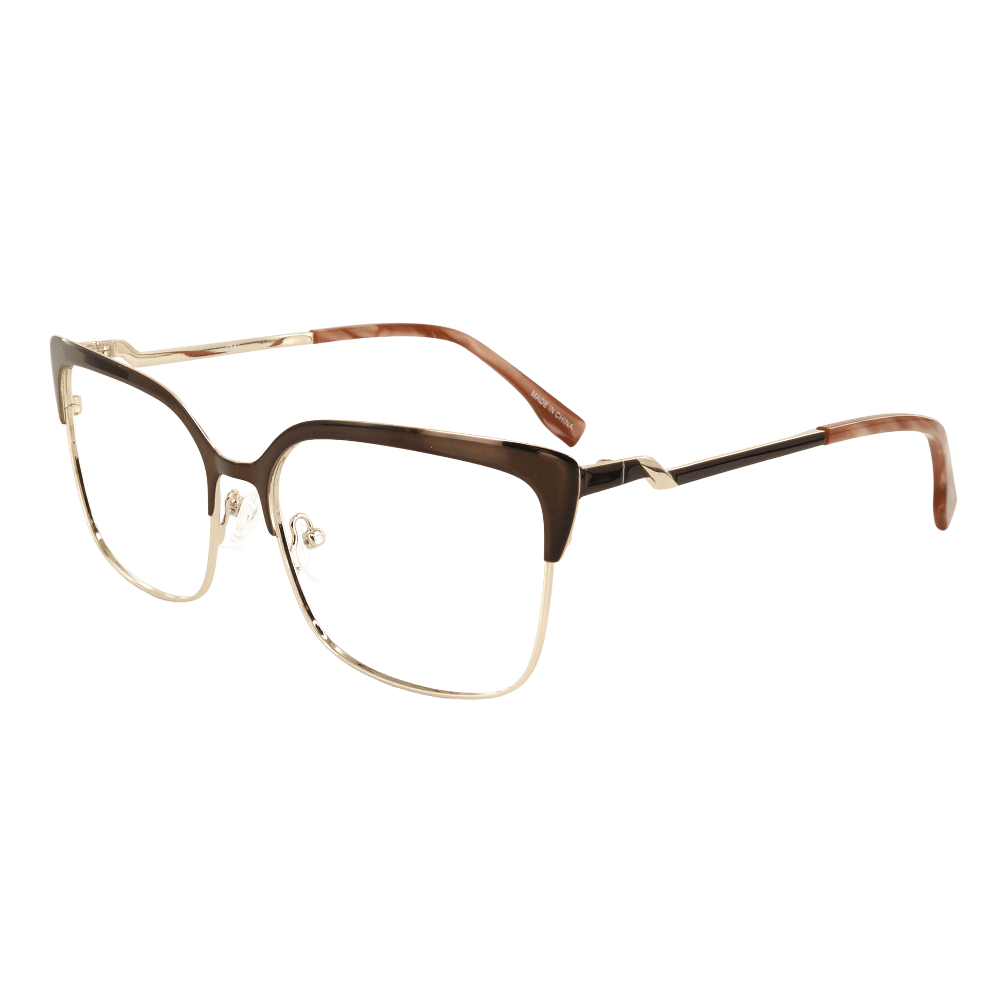 Brown eyeglass frame made for women 