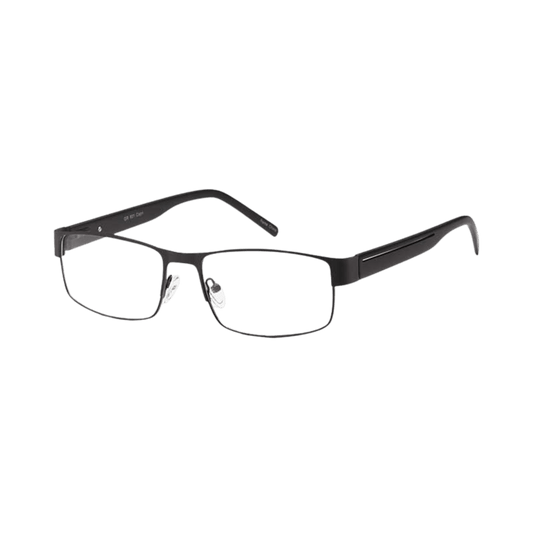 Black large fit eyeglasses