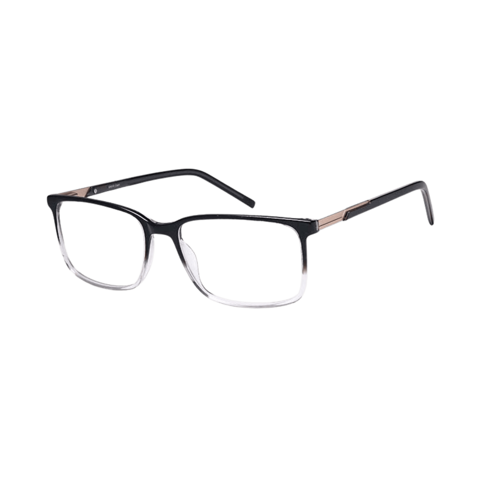 Oversized black crystal frame 