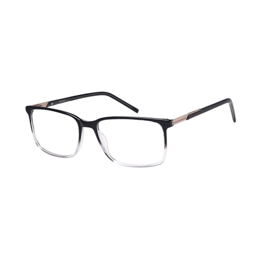 Oversized black crystal frame 