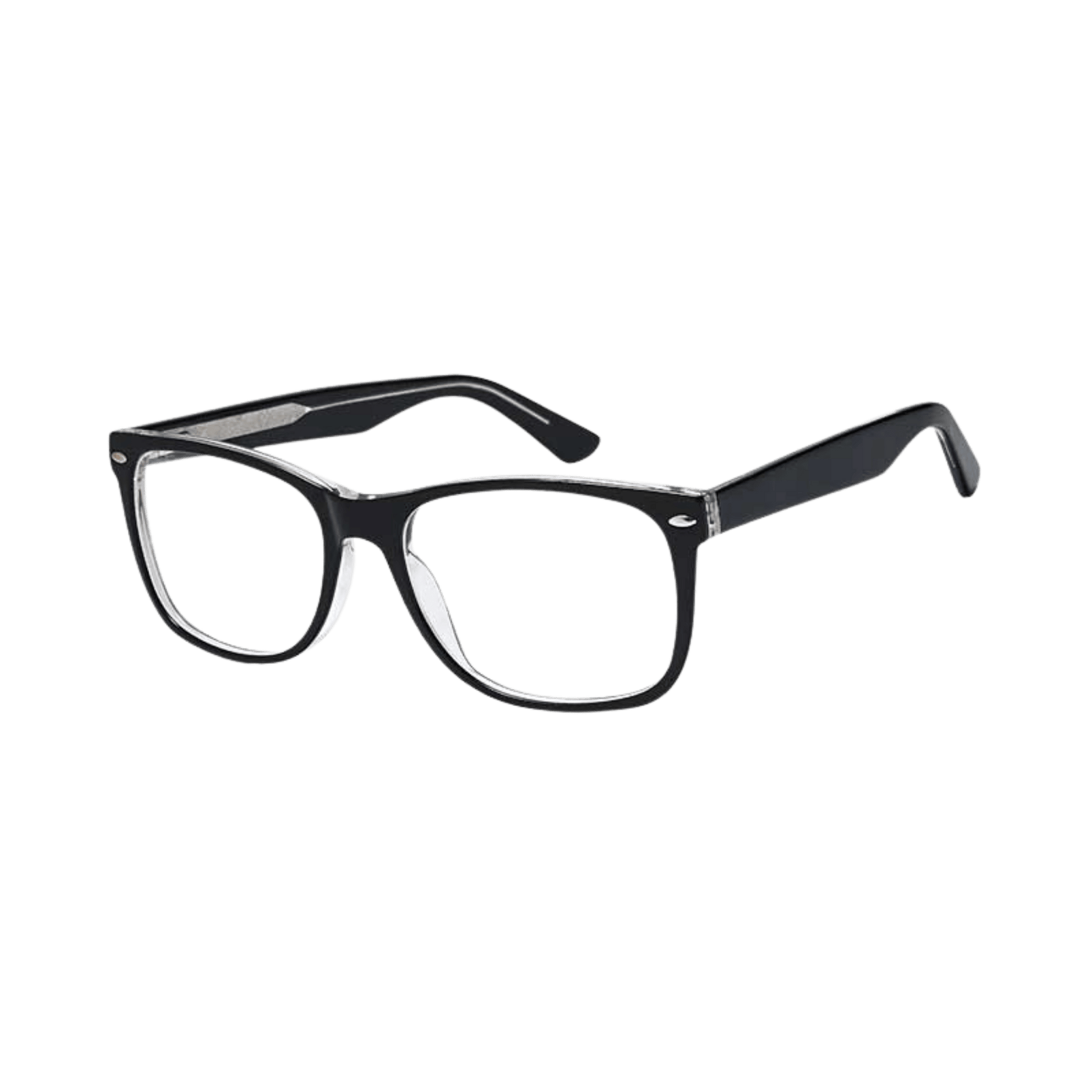 Black Clear Eyeglasses 