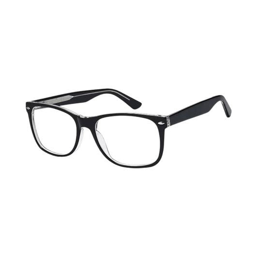 Black Clear Eyeglasses 