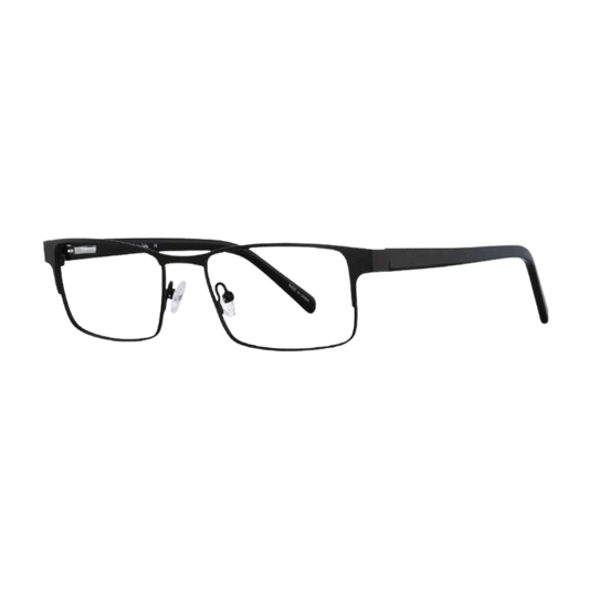 Full rim black eyeglasses