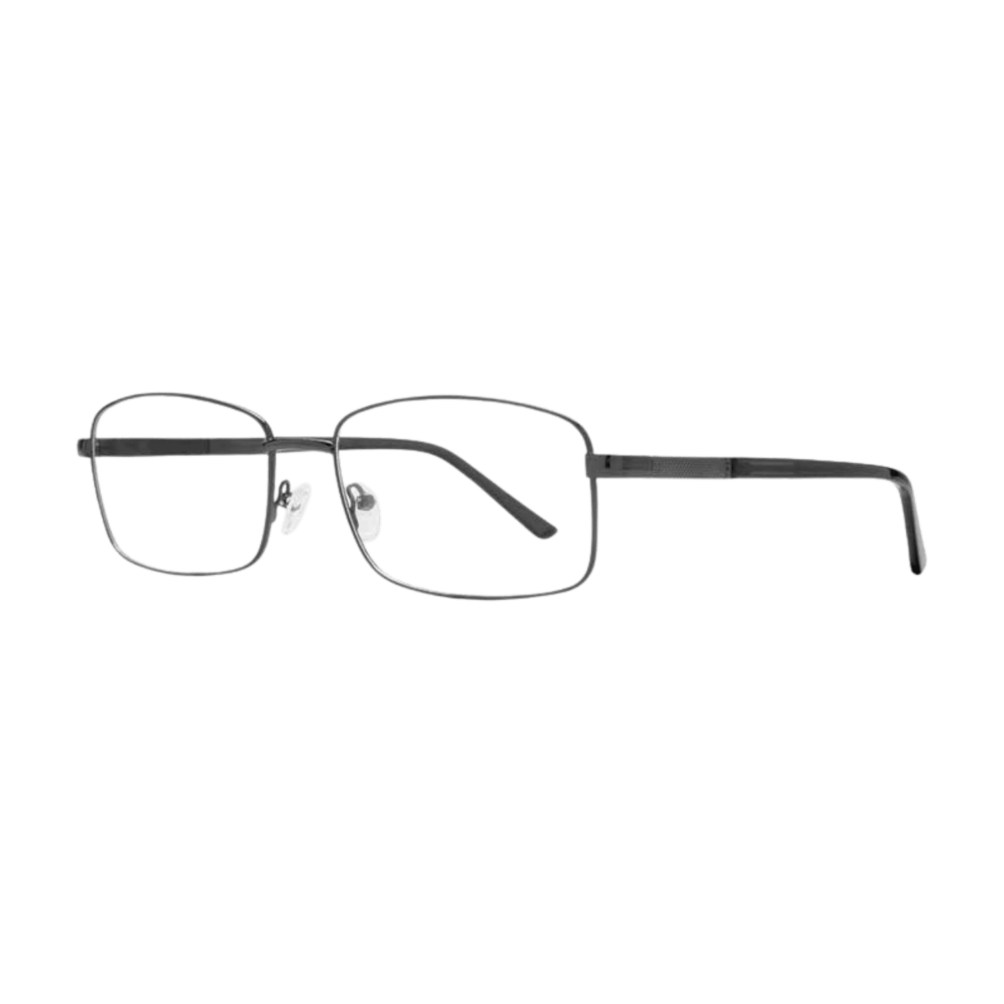 Contemporary Gunmetal Eyeglasses