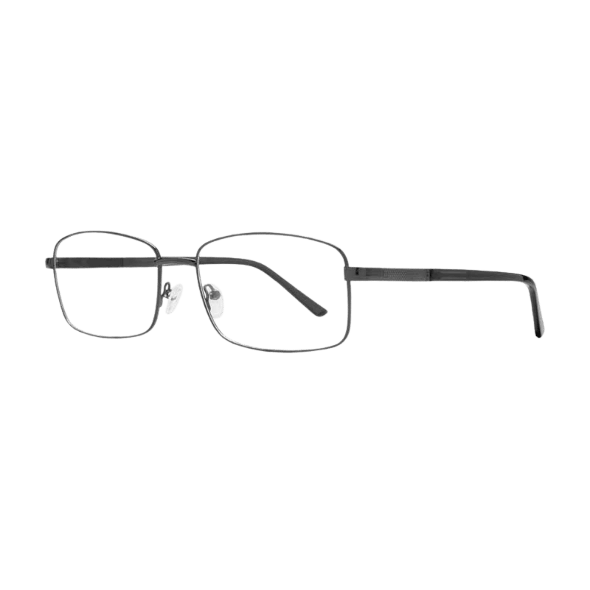 Contemporary Gunmetal Eyeglasses