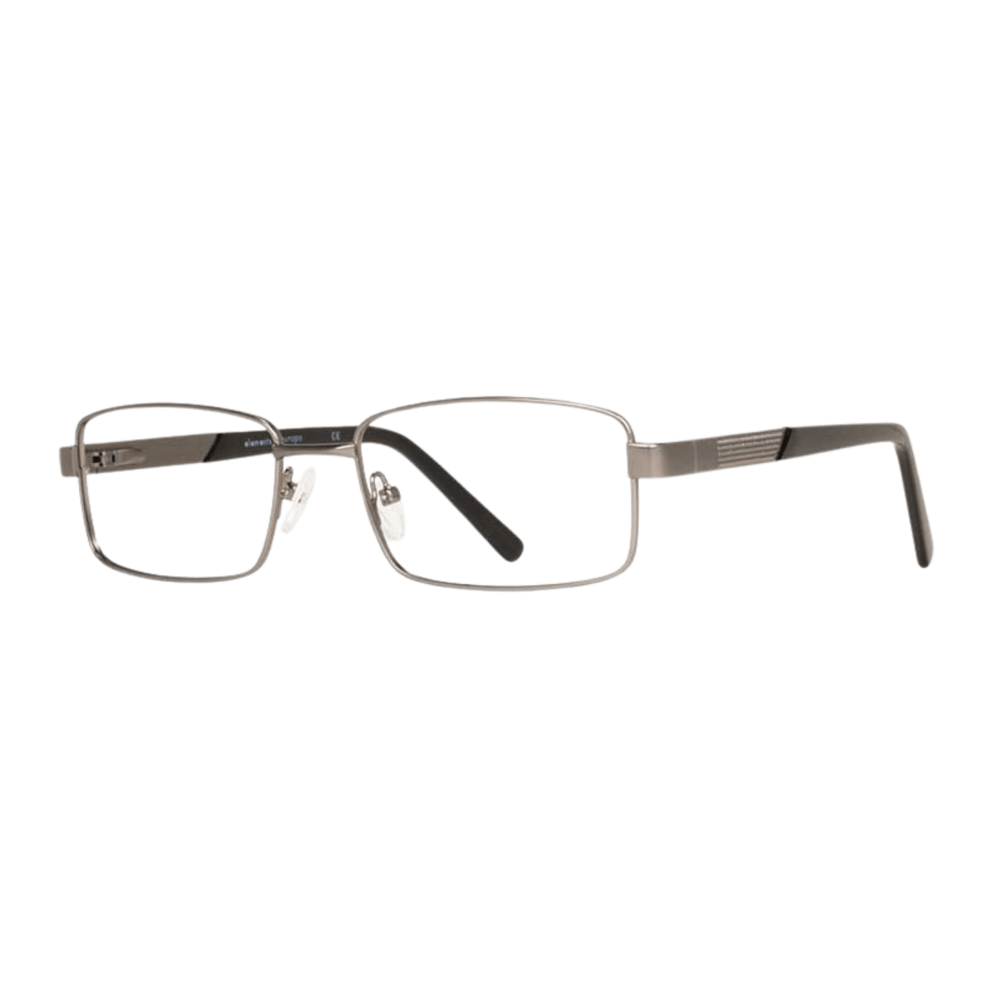 Timeless gunmetal eyeglass frame 