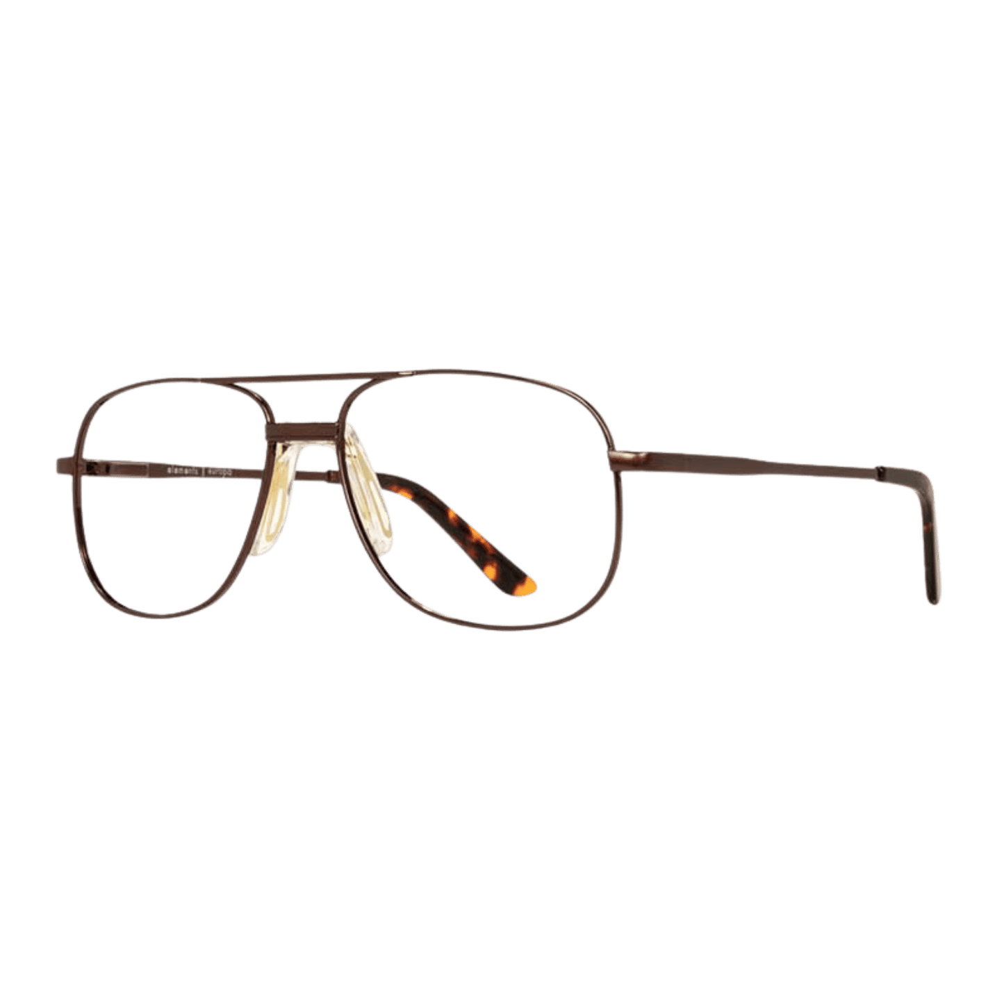 Aviator Unifit Brown Eyeglasses
