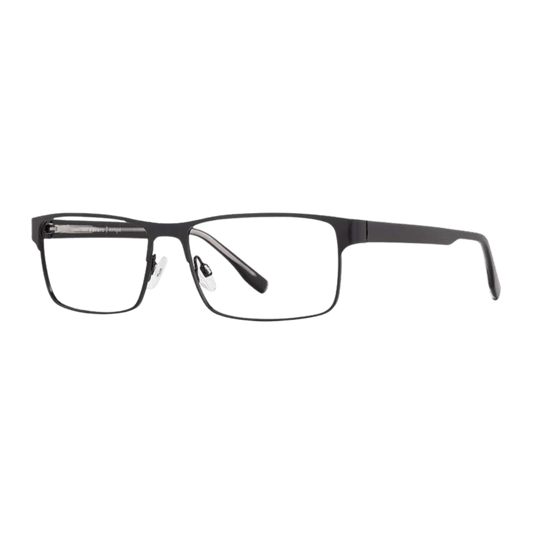 Refined black eyeglasses