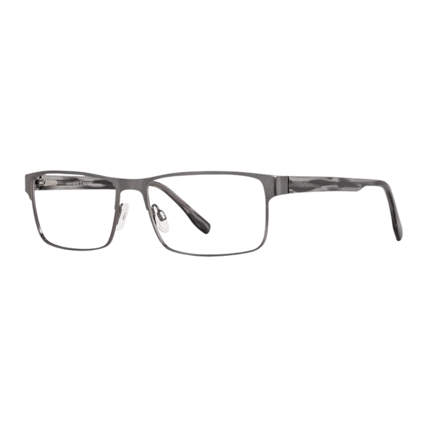 Refined Gunmetal Grey Eyeglasses