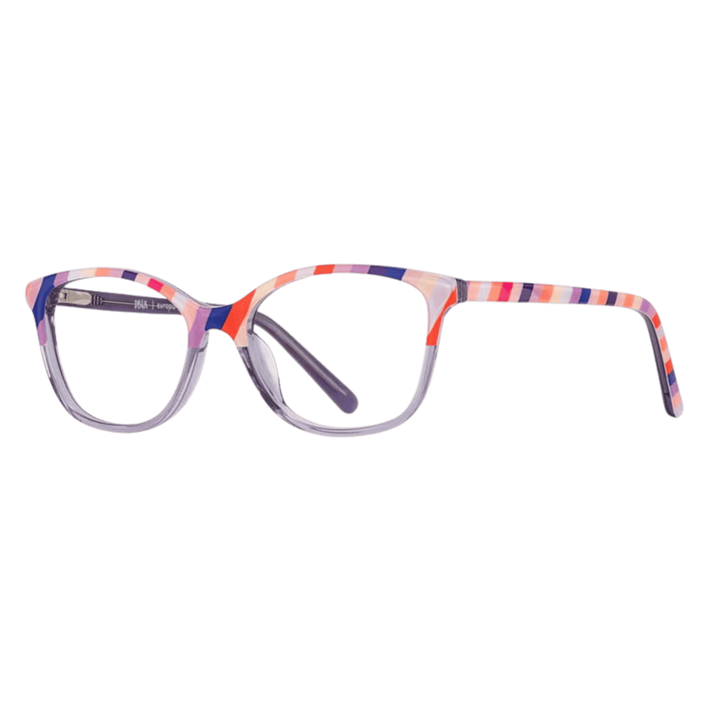 Colorful coral purple pink kids eyewear
