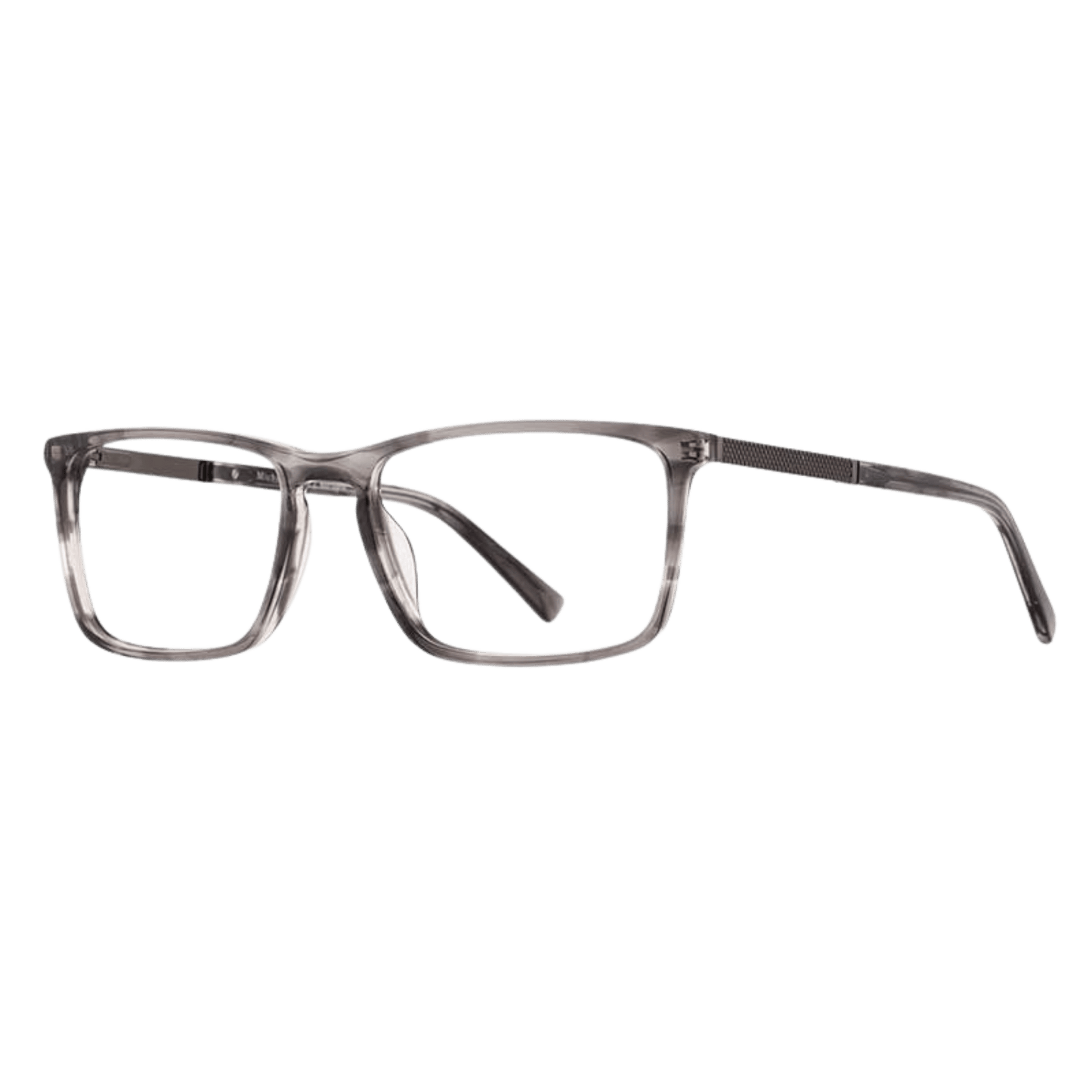 classic men’s rectangular acetate frame smoke graphite