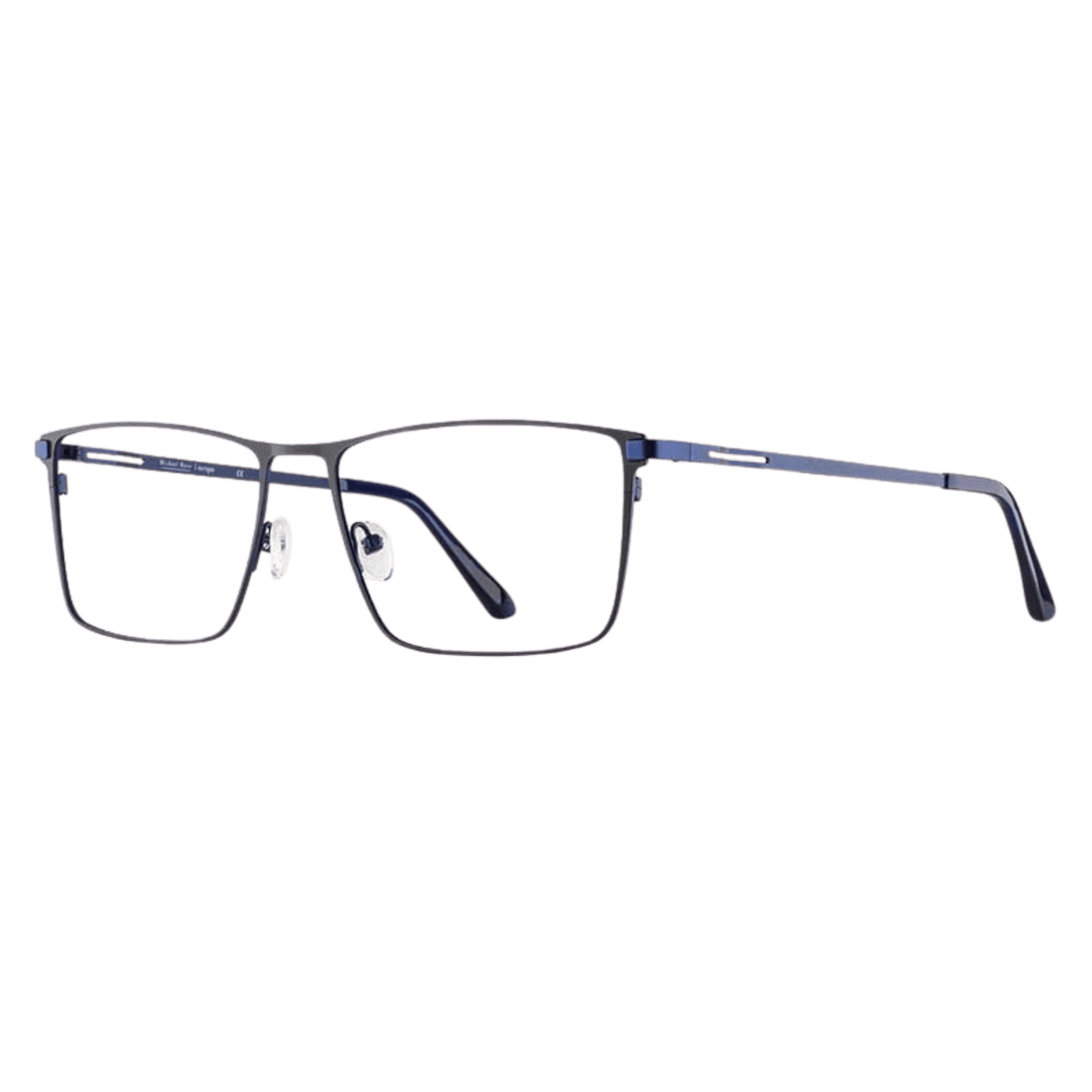 Geek chic black navy frame 