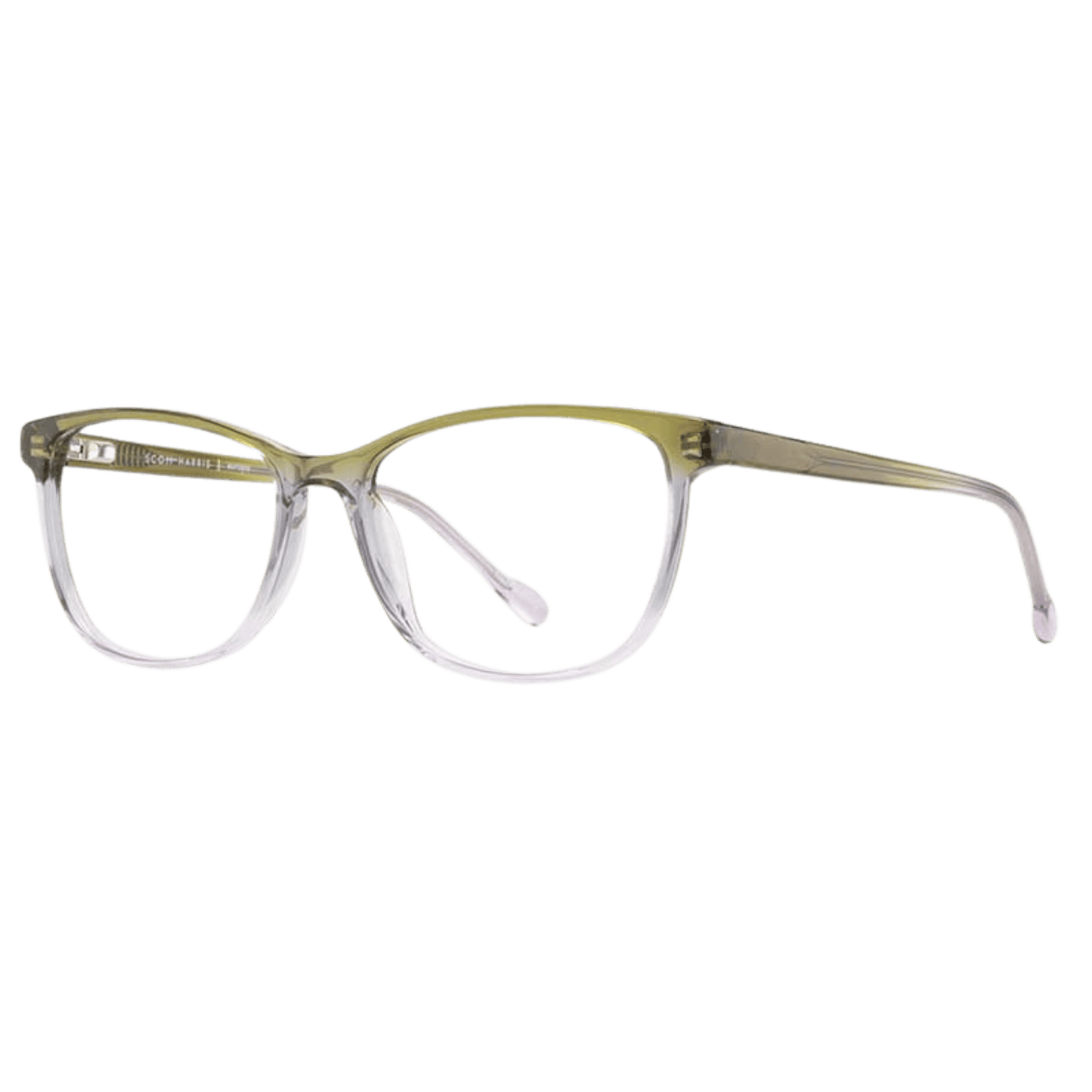 Gradient Olive Mens Eyeglasses