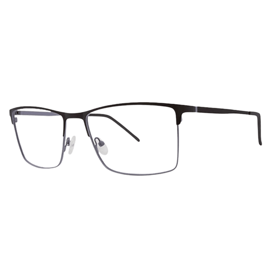 Stainless steel black gray frame with nose pads