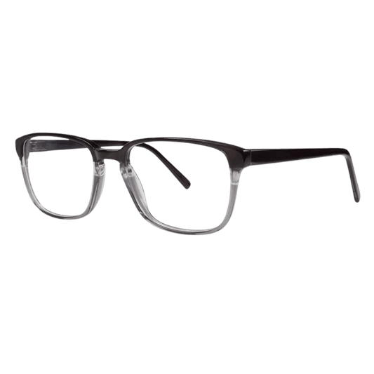 Handmade acetate eyeglasses in black fade