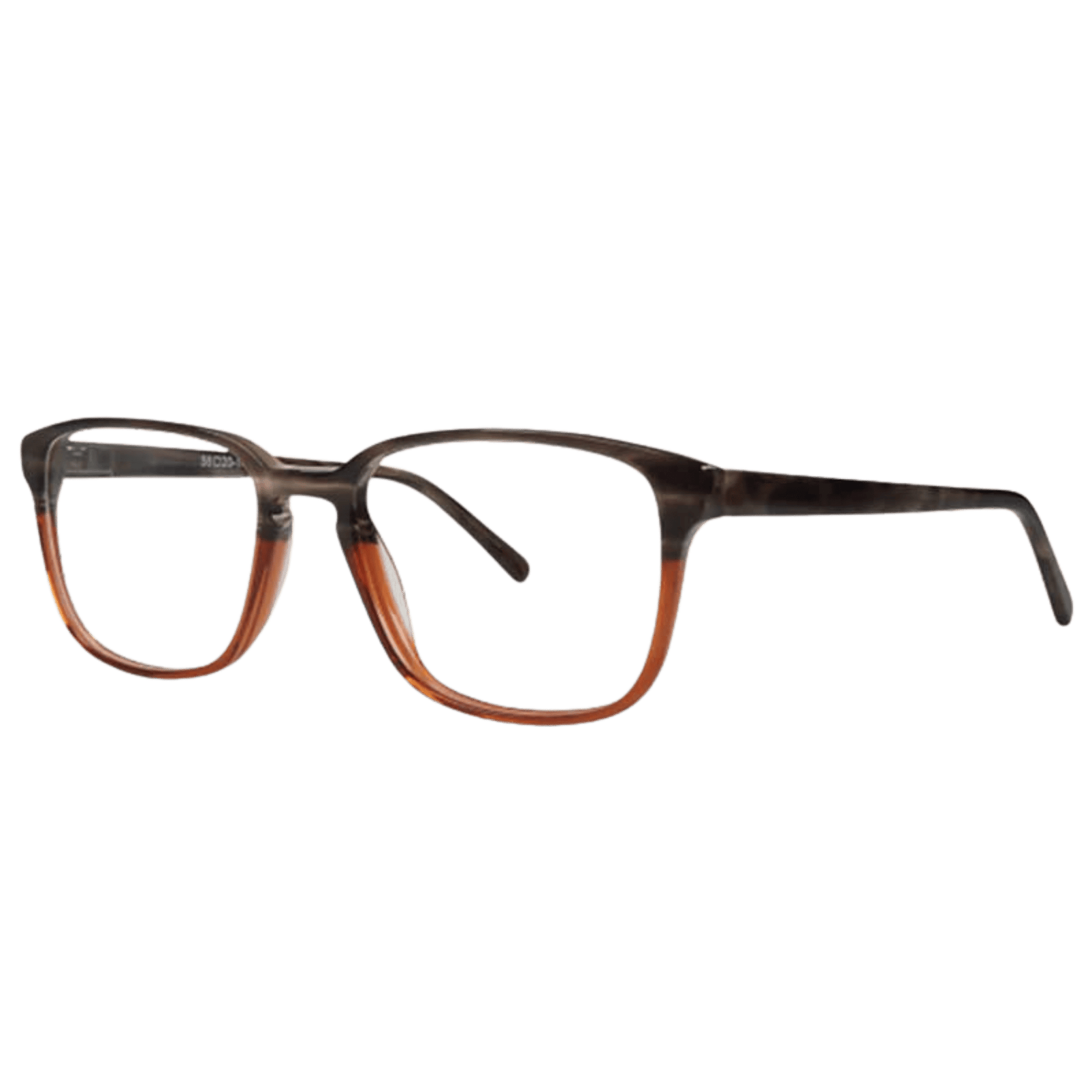 Handmade acetate eyeglasses in brown