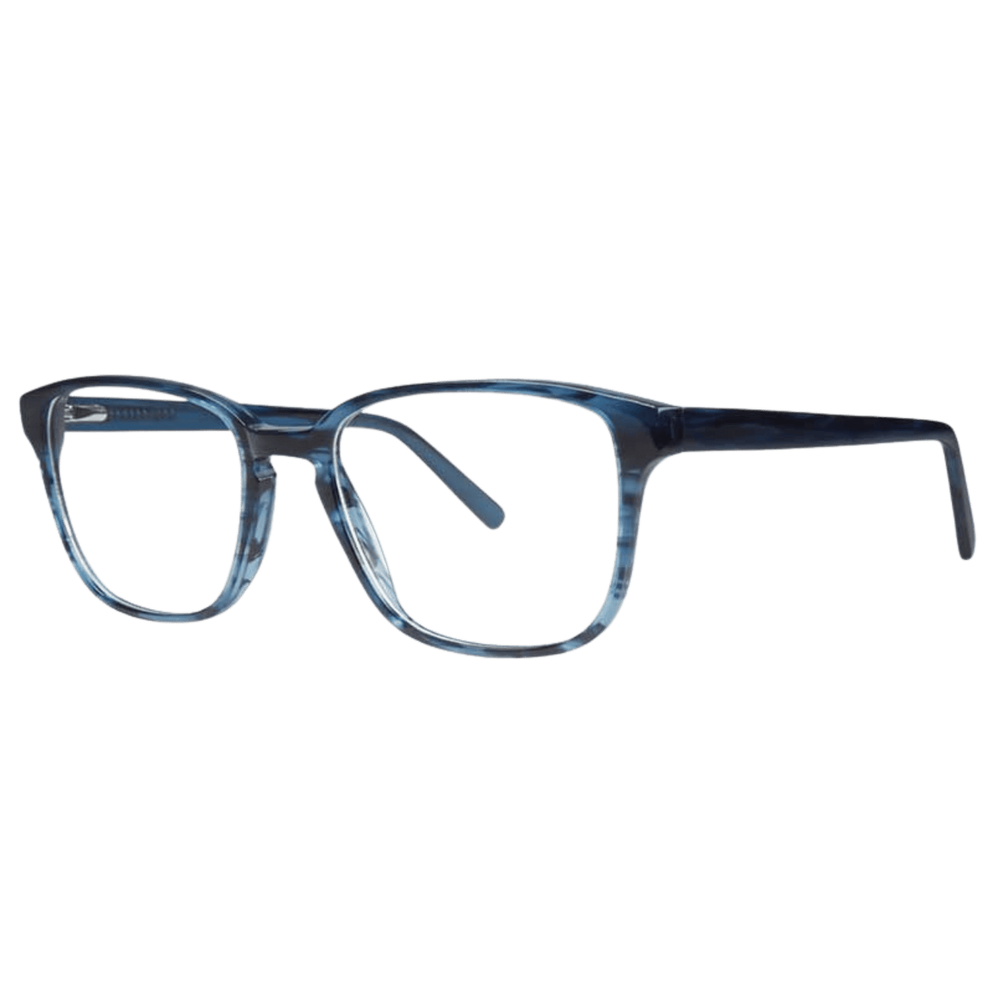 Handmade acetate eyeglasses in navy