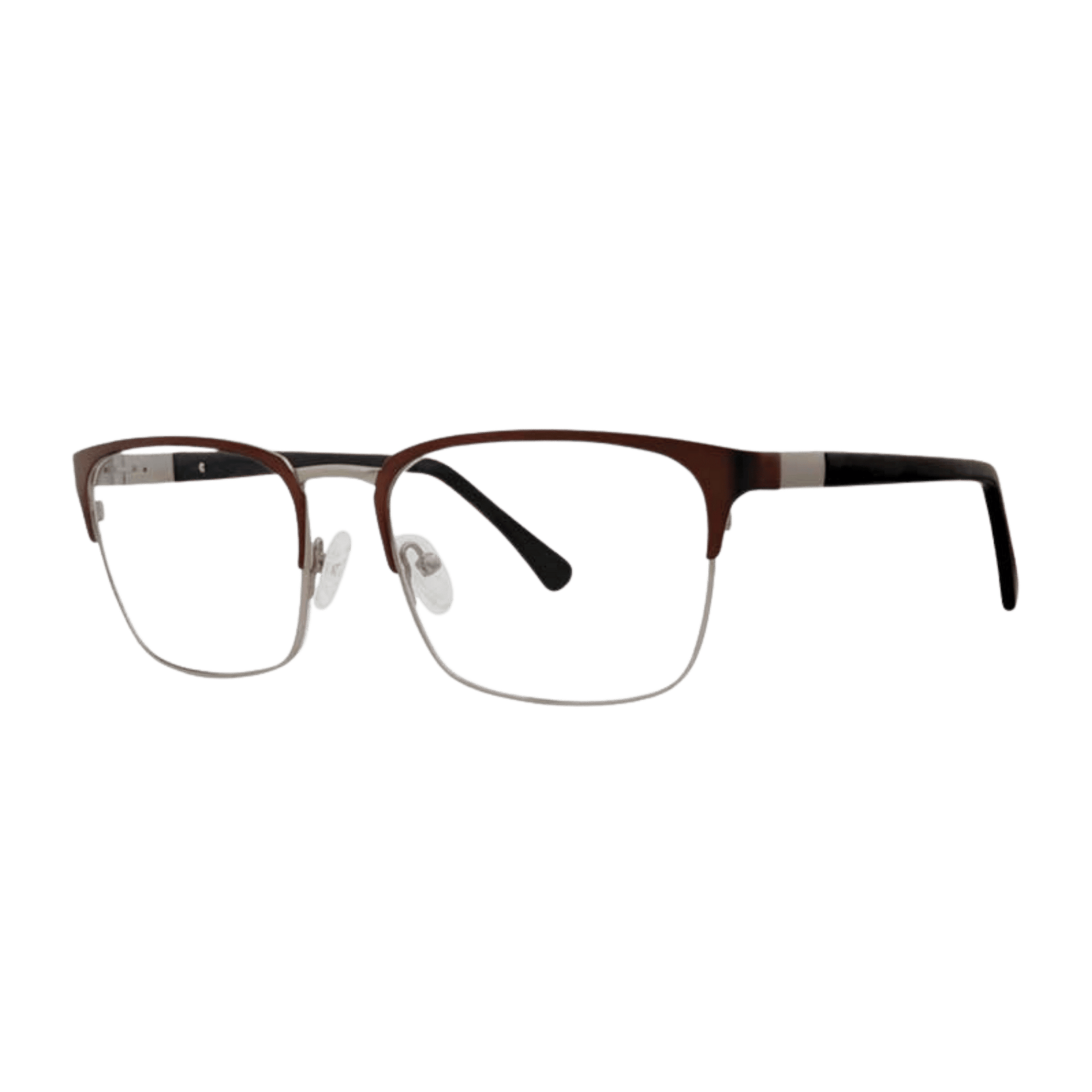 Sleek mens brown gunmetal frame