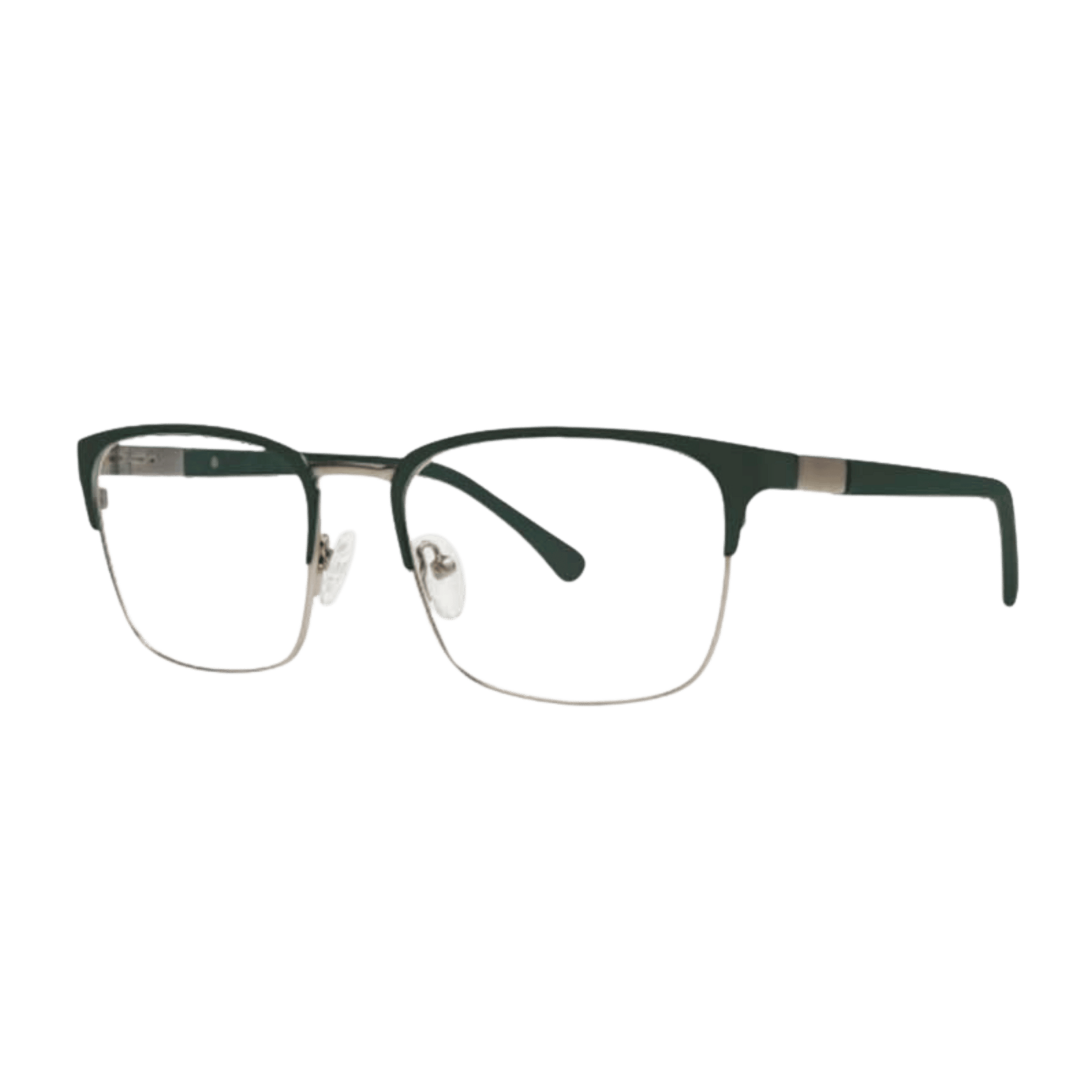 Sleek mens green gunmetal frame