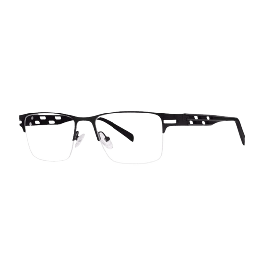 Black gray mens eyeglasses