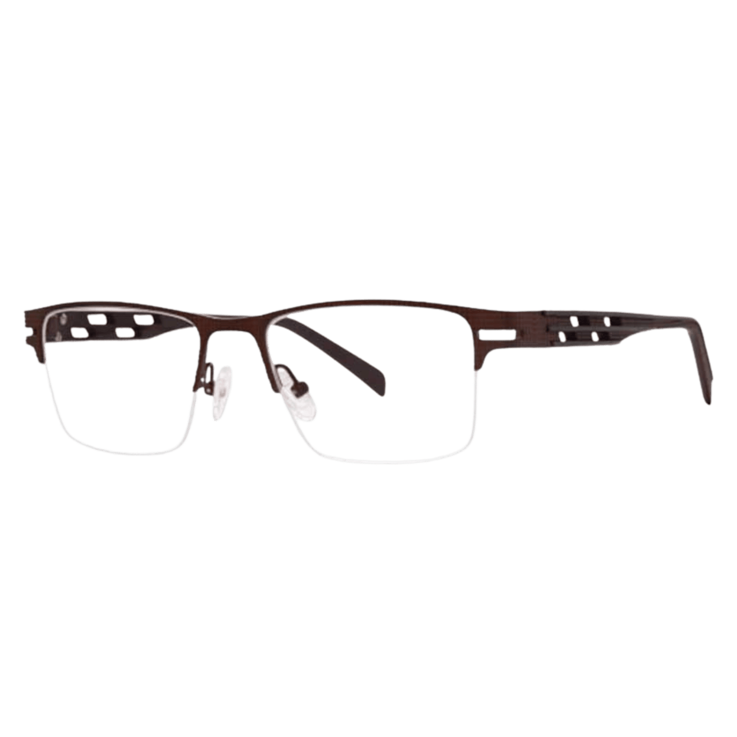 Brown gray mens eyeglasses