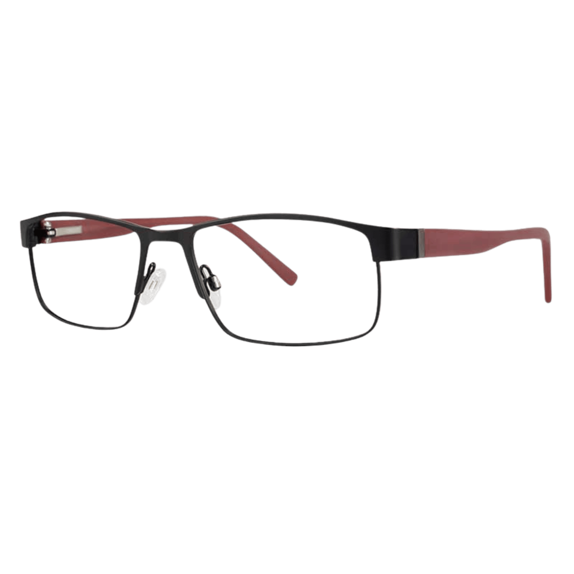Metal trimmed black brick frame 