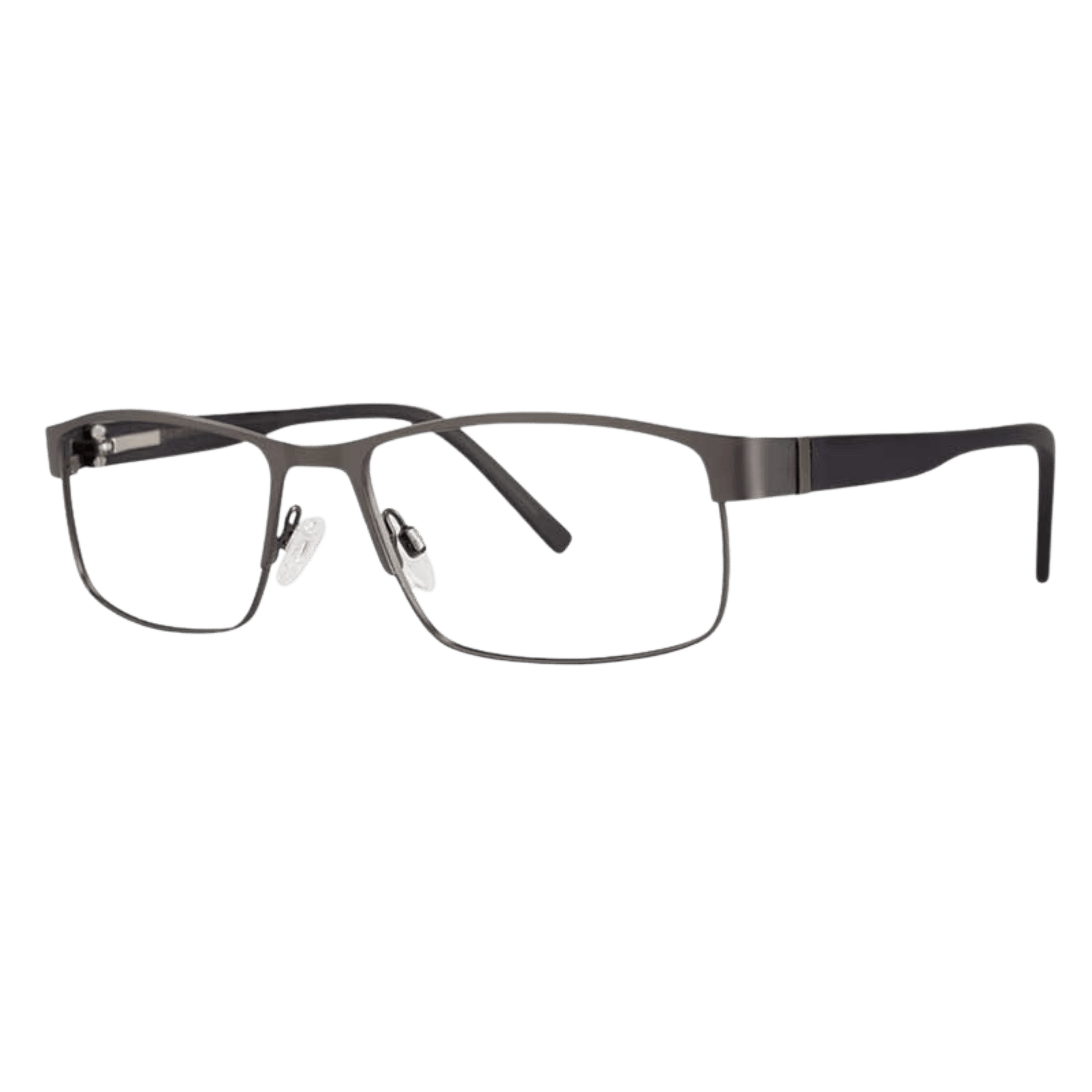 Metal trimmed gunmetal frame 