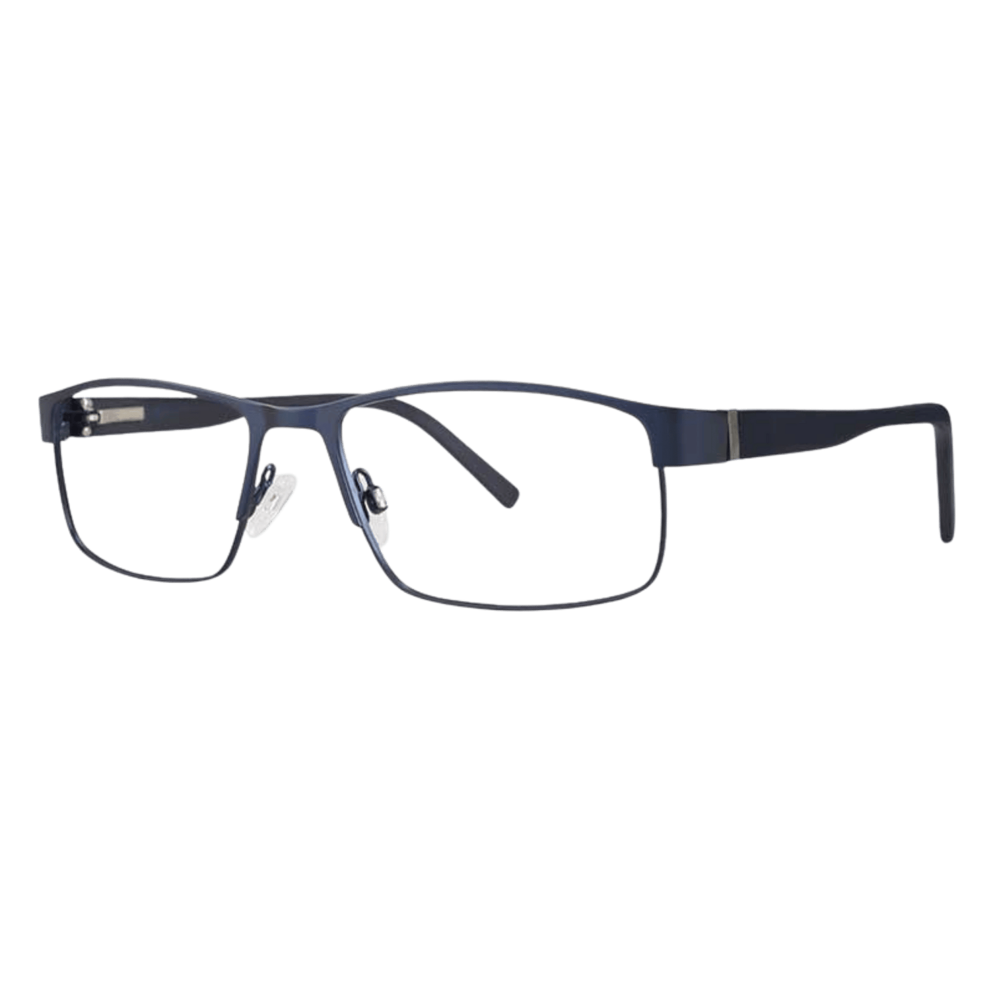 Metal trimmed navy frame 