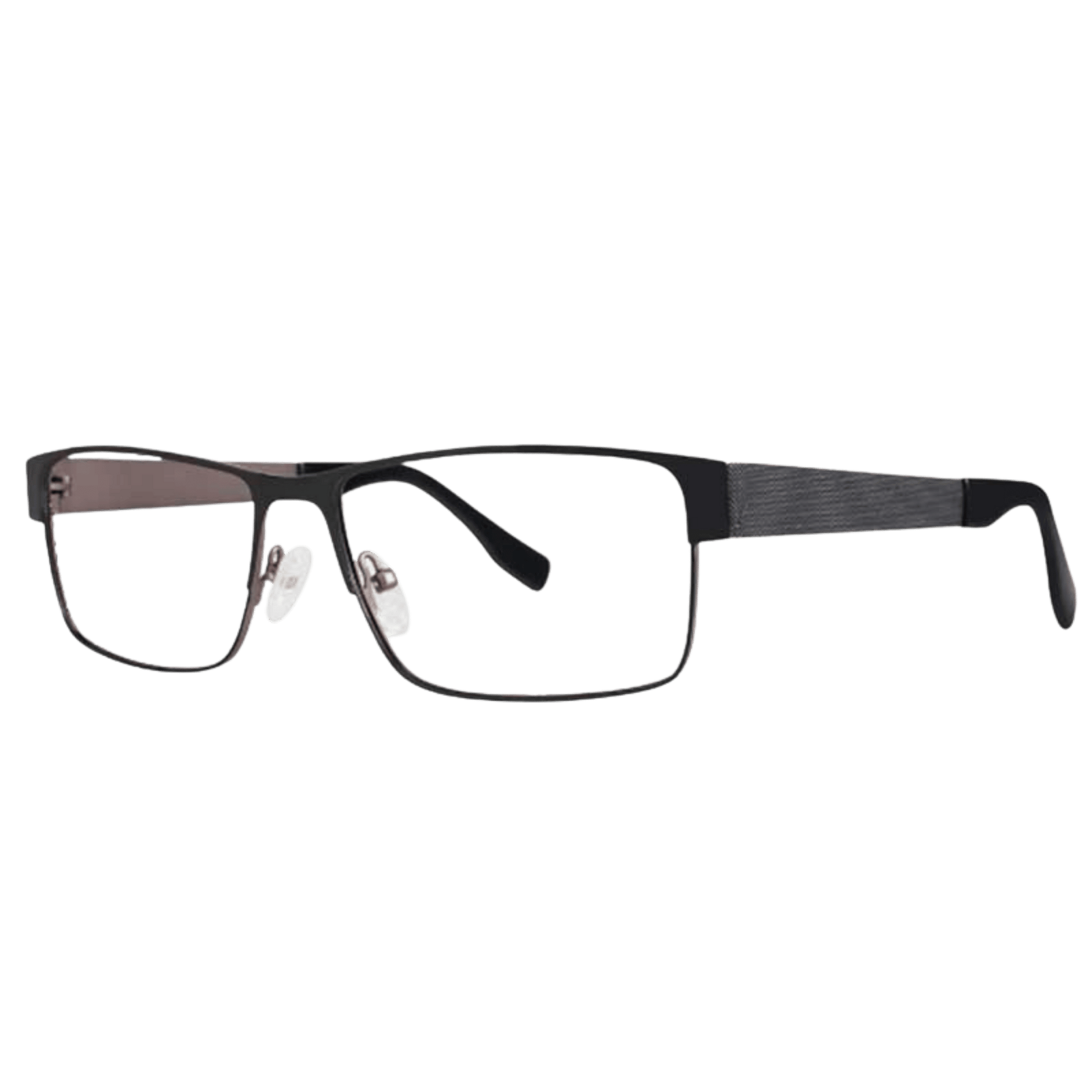 Steel sleek black gunmetal frame 