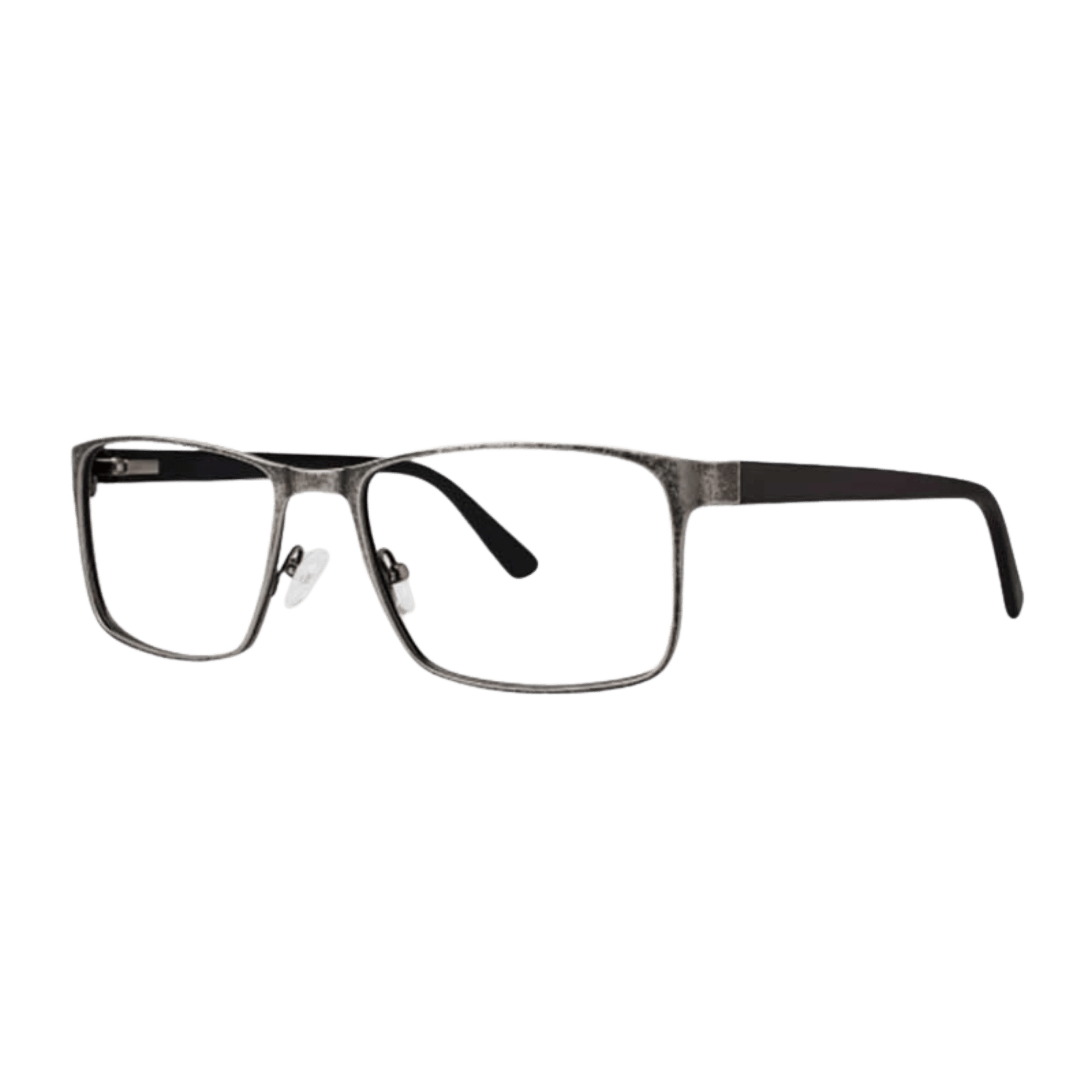 Black pewter mens eyeglass frame 