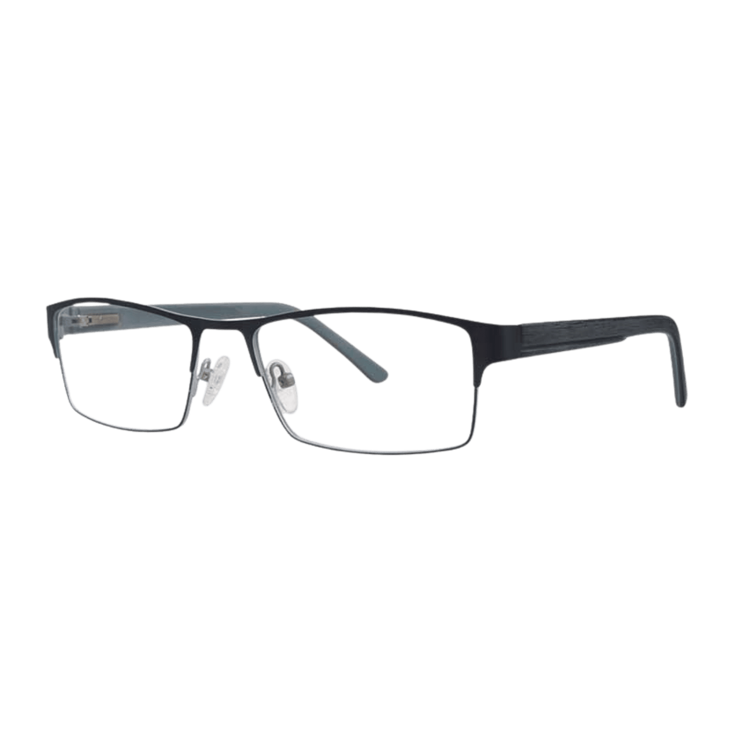 Black metal eyeglasses