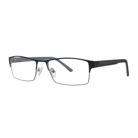 Black metal eyeglasses