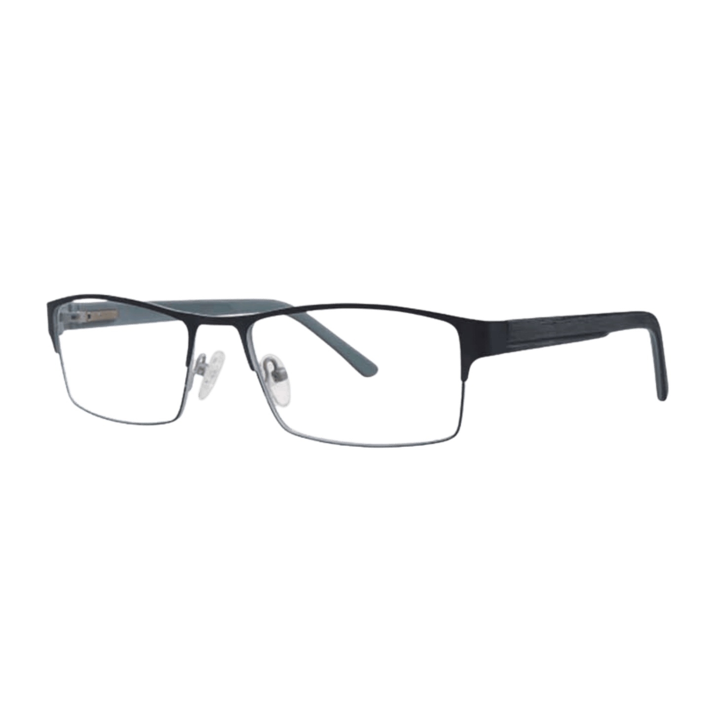 Navy gunmetal eyeglasses