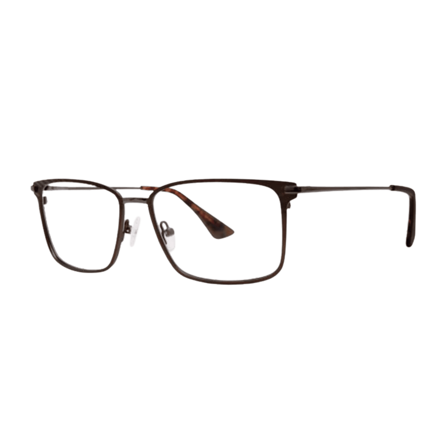 Brown Gunmetal Eyeglasses