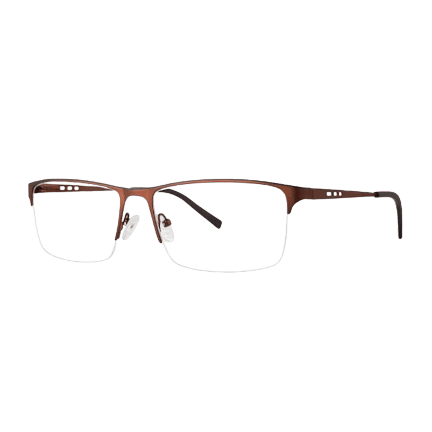 Brown metal eyeglasses