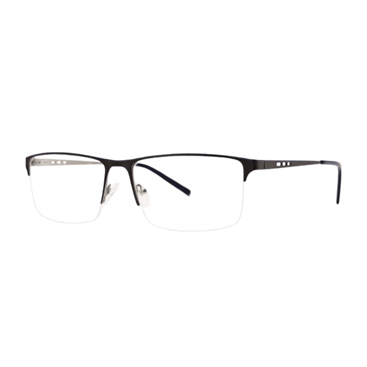 Gunmetal navy eyeglasses 