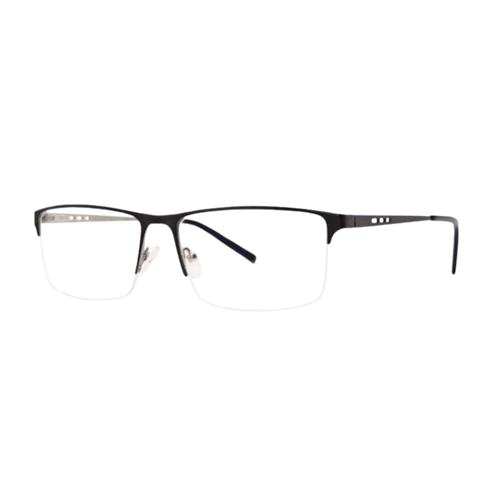 Gunmetal navy eyeglasses 