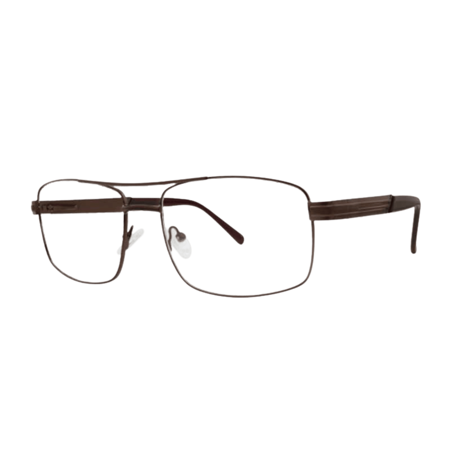 Brown Aviator-like Frame 