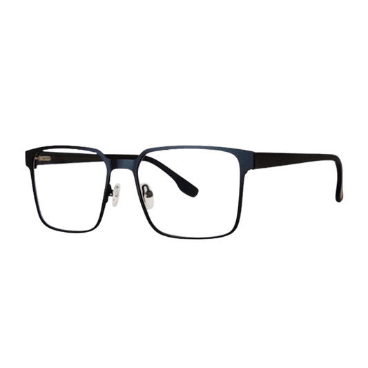Black and grey eyeglass frame 