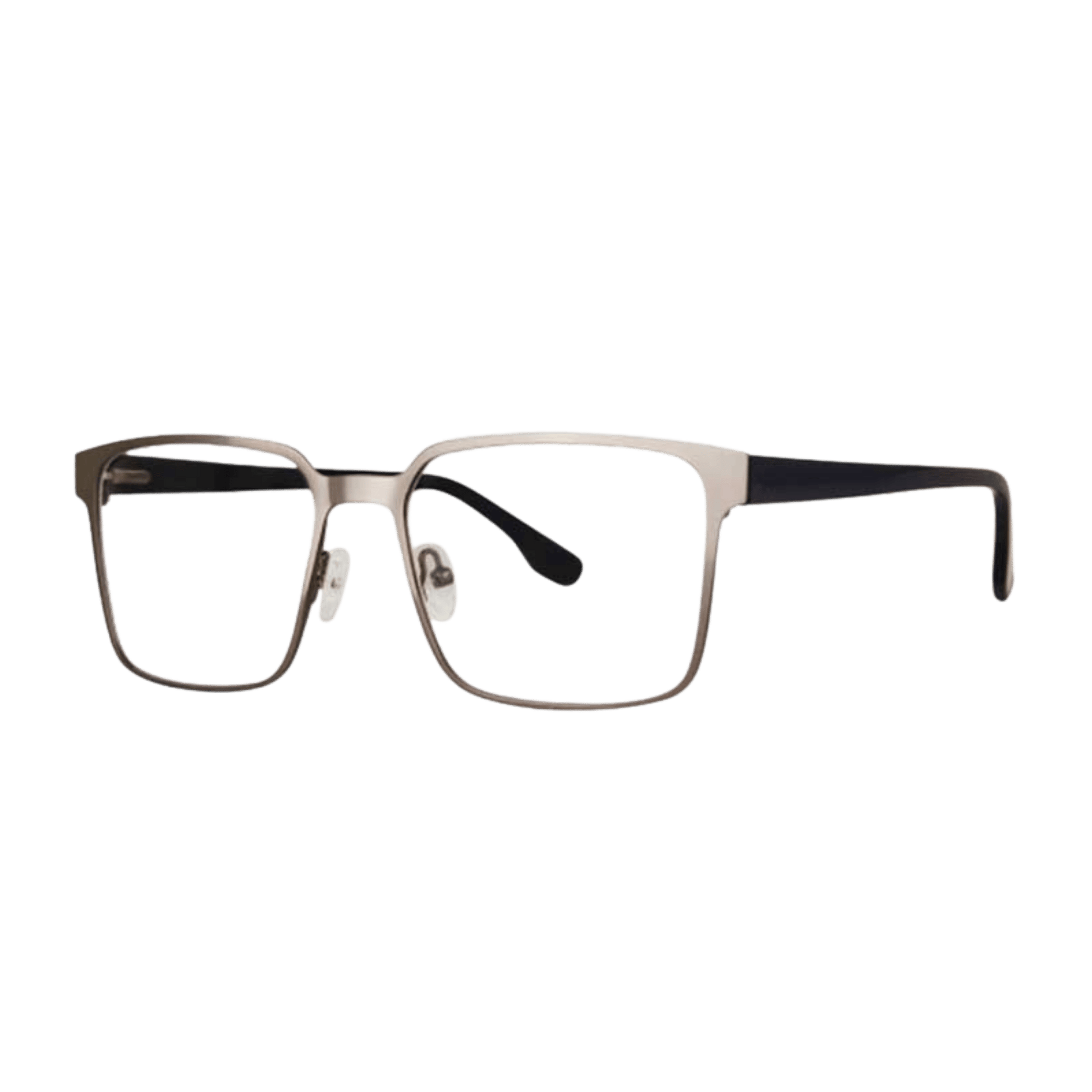 Gunmetal and navy eyeglass frame 