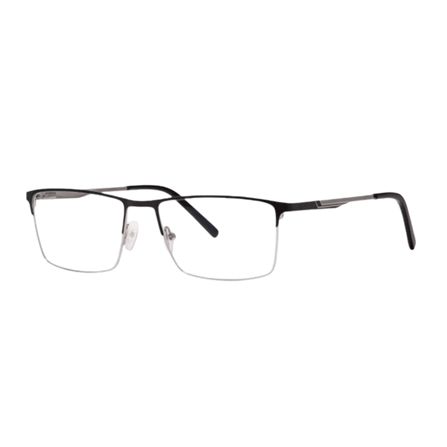 Black Silver Eyeglasses 