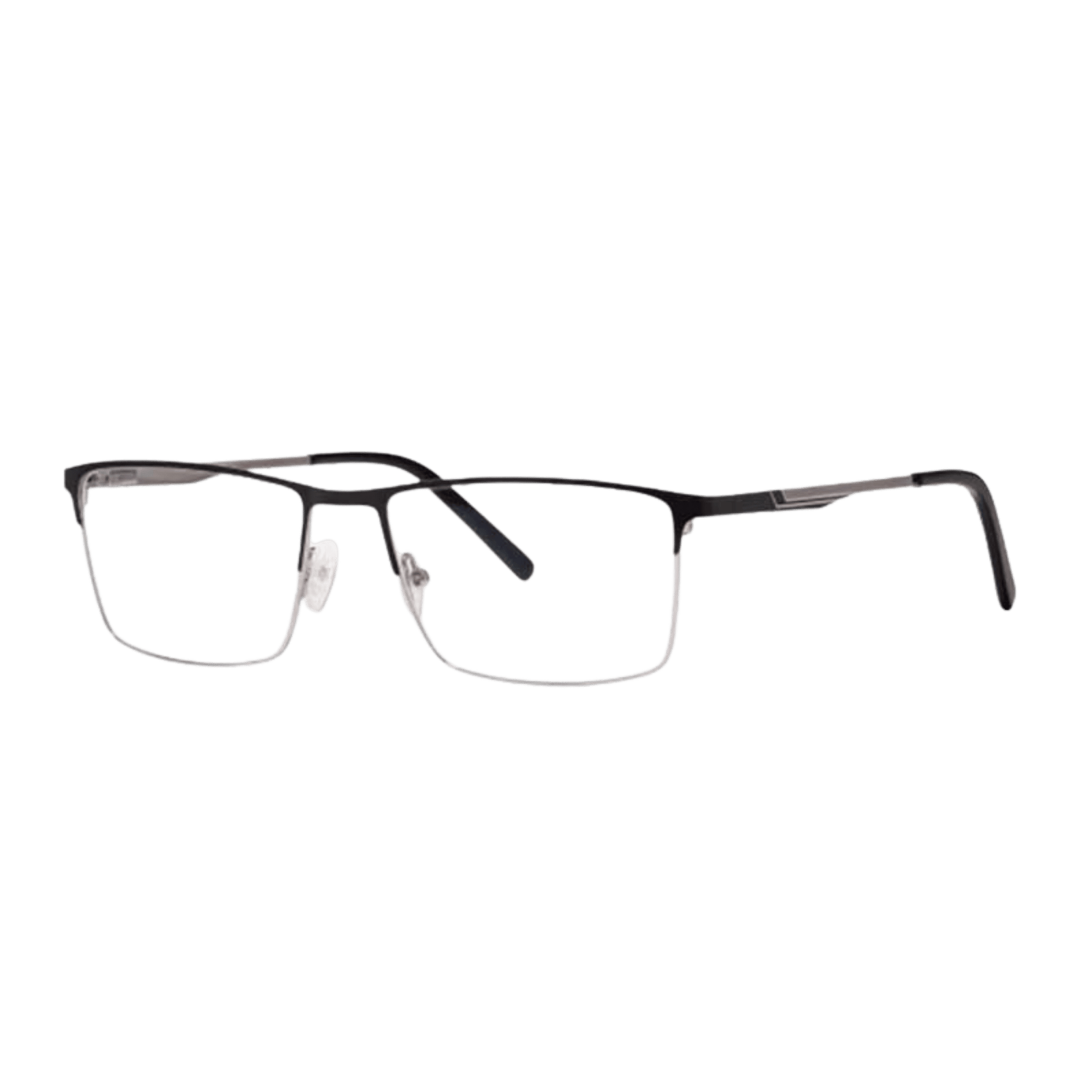 Black Silver Eyeglasses 