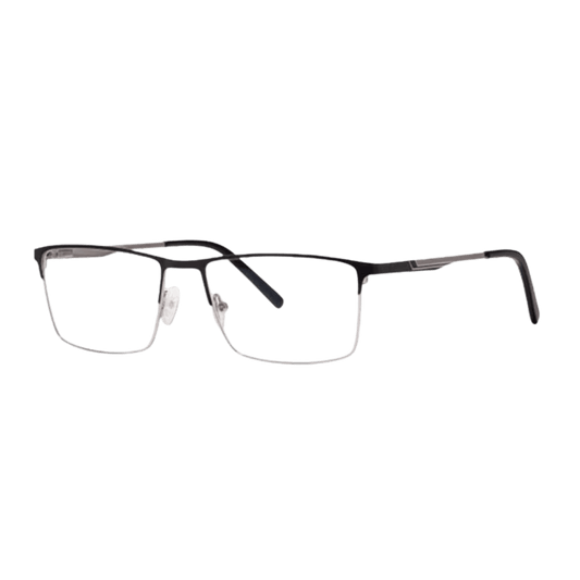 Black Silver Eyeglasses 