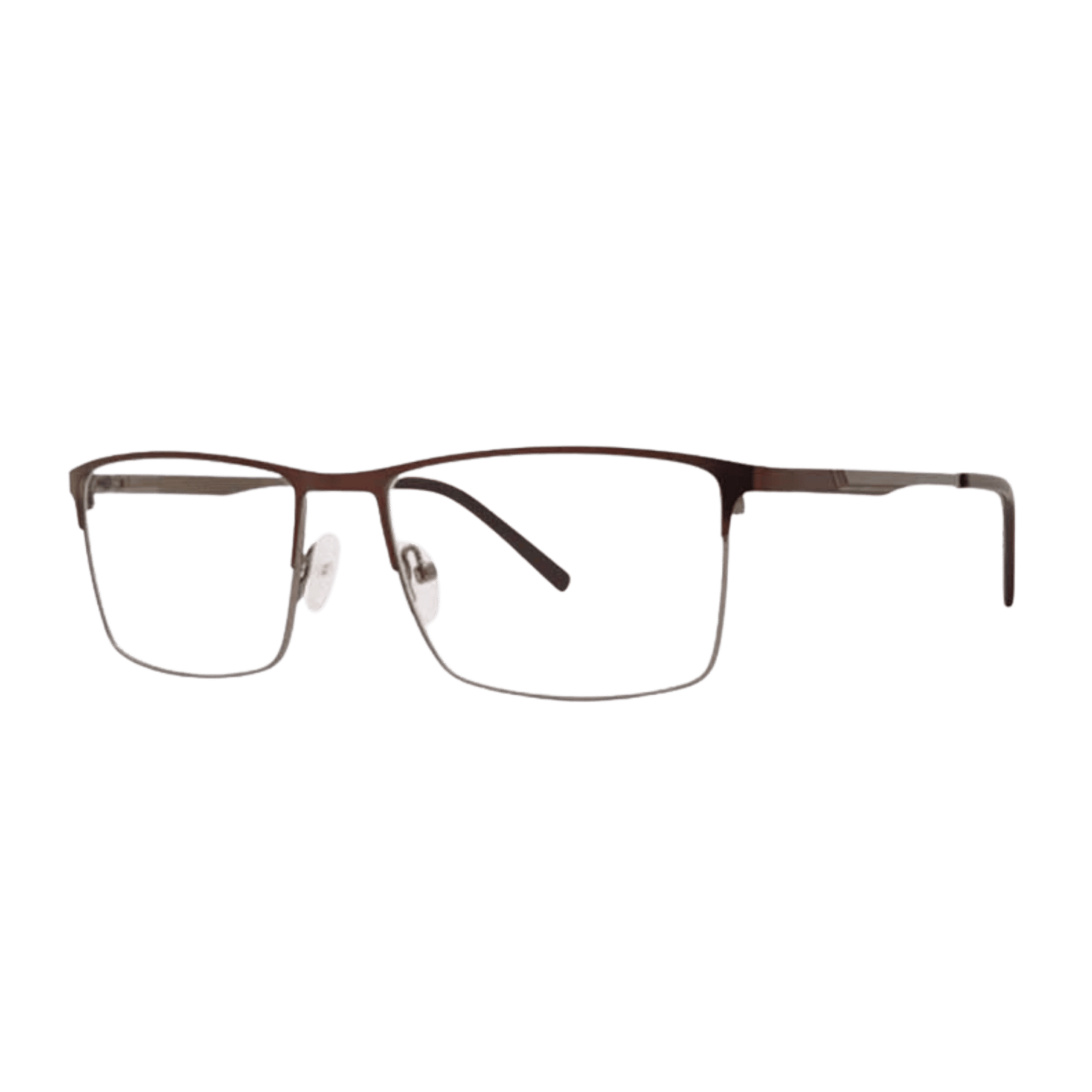 Brown Gunmetal Eyeglasses 
